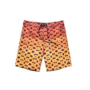 Outerknown Men's Eww Orange Geometric Nomadic Stretch Trunks Size 28